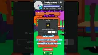 Donating 200 ROBUX to a sub👀Day 1233💰#shorts #trending #viral #tiktok #roblox #plsdonate #fyp