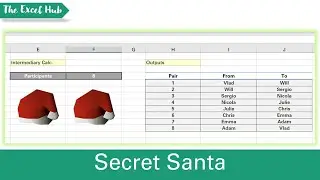 Make A Secret Santa Generator In Excel – Using RAND, IF and COUNTA