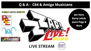 ZZAP! Live 2023 - Q&A - Musicians Jon Hare, Barry Leitch, Jason Page, Peter Clarke, Mike Clarke, TDK