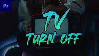 TV Turn OFF/ON Effect - Adobe Premiere Pro (Easy)