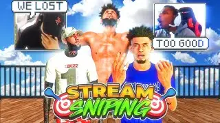 THIS IS WHAT HAPPENS WHEN 3 DF MEMBERS STREAM SNIPE ON NBA 2K22! *THEY RAGED*
