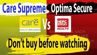 Ultimate comparison between HDFC Ergo Optima Secure and Care Supreme.