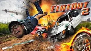 FLATOUT 2 review de um classico esquecido do playstation 2!!!! (REPOSTADO)