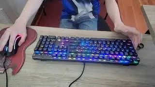 Havit mechanical 104 key blue switch sound test
