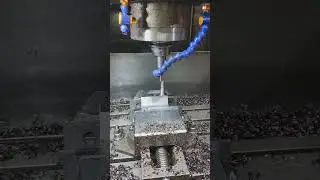 Нарезка резьбы по образцу на фрезерном станке.