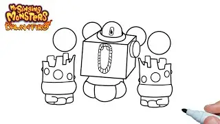 How to draw Wubbox on Continent (My Singing Monsters Dawn of Fire)