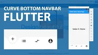 Cara Membuat Curve Bottom Navigation Bar di Flutter