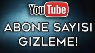 Hiding the YouTube Subscribers - Subscribers How to Hide ?