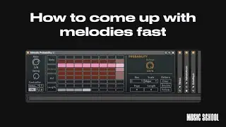 How to come up with melodies fast