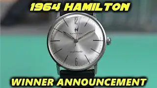 1964 Hamilton Watch Giveaway - Winner Announcement!