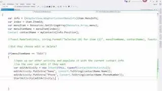 Android.Xamarin – Creating Custom ListAdapters with SQLite Functionality, Part 2