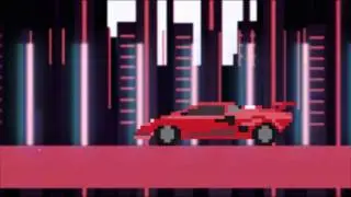 Pixel Art // Synthwave Animation
