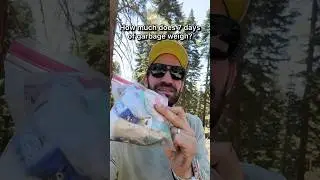 7 days of garbage on a thruhike! 