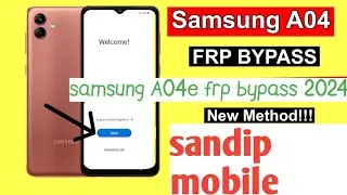 Samsung A04e Frp Bypass Android 14 ! Samsung galaxy A04e Frp Bypass 2024 !  Frp Bypass 2024