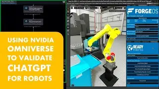 Validating Generative AI with Simulation for Industrial Robots