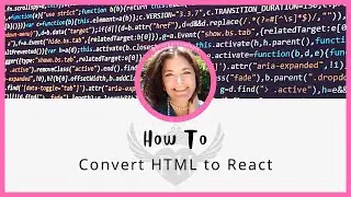 How To Convert HTML To React Tech Tips