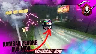 Komban Zedone Bus Mod For Bus Simulator Indonesia || New Update Offroad Map Route Mod || Download