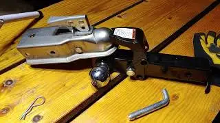 Safety Ball Hitch for Locking Down Trailer Coupler