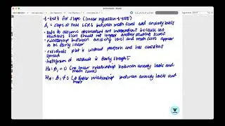 Inference for the Slope of a Least Squares Regression Line