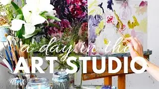 SELLING ART ONLINE, Speed Painting Vlog & more... | Katie Jobling Art