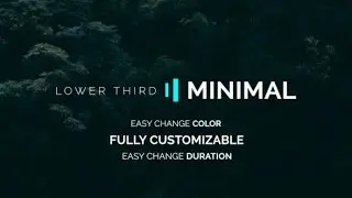 Minimal Lower Third