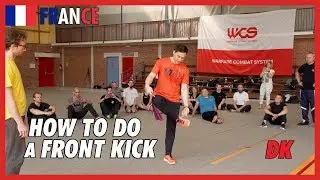 How to do a front kick - DK Yoo
