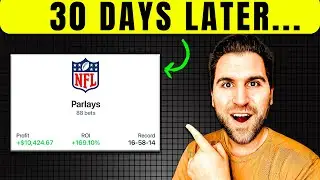 This ONE NFL Parlay Betting Strategy Will Make You $10,000 in One Month (How To Do It)