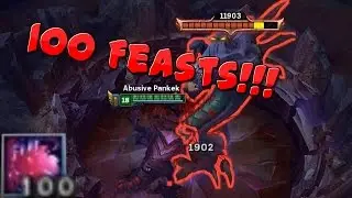 CHO'GATH 100 FEAST STACKS !!
