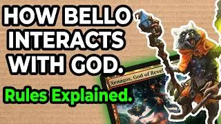 You should know this interaction. Bello and the Gods explained - MTG Rules