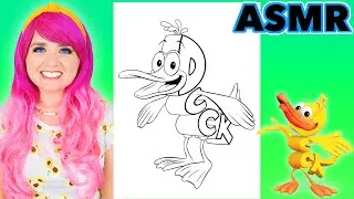 ASMR Coloring Duck Word World | Calming ASMR Coloring for Relaxation & Stress-Relief