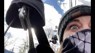 Sky Flyer Zipline Lake Placid, NY (21 NOV 2020)