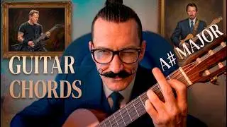 A# аккорд (ЛЯ ДИЕЗ МАЖОР - A sharp major) на гитаре. Уроки гитары - Играй, как Бенедикт! #21