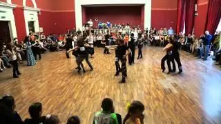 Хастл ДнД (12) Турнир по хастлу и танго День танца ВДНХ 2016.