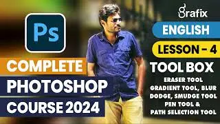 Photoshop Tutorial for Beginners 2024 - Class 4 | Tool Box | Vamsi Dande