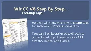 WinCC v8.0 Step By Step 4: Create Tags under S7 PLC Connection 🤖 Learn SCADA Programming 