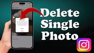 how to delete an instagram single photo from post