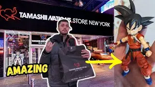 I VISITED Tamashii Nations NEW YORK! And came back with goku kid shf