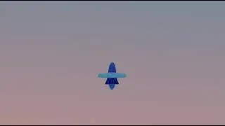 Spaceship 3D  with controls and vertical scrolling