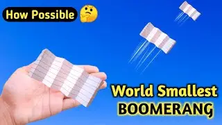 Boomerang plane | How to make paper boomerang plane | Boomerang paper plane