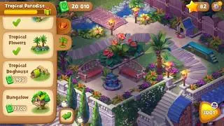 GARDENSCAPES Gameplay - Tropical Paradise (iOS, Android)
