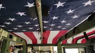 Humvee Top with old glory