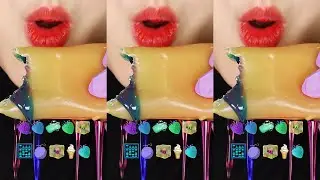 VERTICAL MUKBANG STRAWBERRY TANGHULU ASMR CANDIED STRAWBERRY ASMR BEESWAX CANDY ASMR 🍓🍓🍓