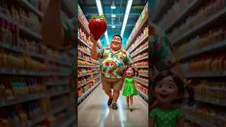 ❤️🍓 Evolution of Father: Proudly Brings the Strawberry for His Daughter 👧✅✨ 