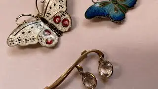 Мои покупки . Винтажные броши. Финляндия.