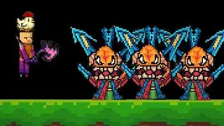 Pixel Survival 2 - Tanking modina boss with potions