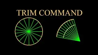 🔥Trim Command in AutoCAD !! How to Trim in AutoCAD !🔥! How to Use Trim Command in AutoCAD