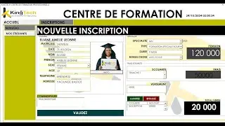 GESTION D'UN CENTRE DE FORMATION AVEC EXCEL_ fichier automatisé