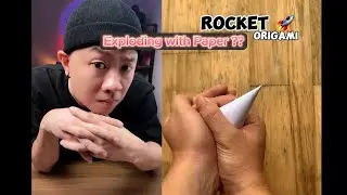Rocket Exploding with Paper?? #dthacks92 #hack #lifehacks #tips #experiment #ideas
