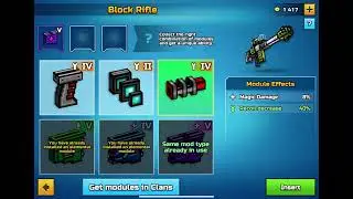 buying the block rifle in pixel gun 3d because why not…