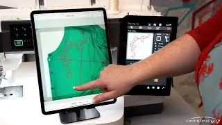 Using Janome AcuSetter App with the Continental M17